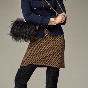 Cabi skirt marigold yellow mini geometric career kensington medallion Medium M